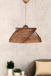 Opviq Carre - Antiquation Lámpara de Araña de Madera